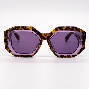 NEW PHILIPP PLEIN SUPREME SPP098M 0778 HAVANA WOMEN SUNGLASSES
